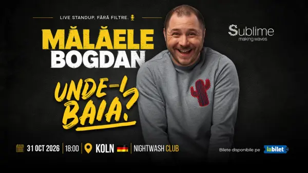 Koln: Stand-up Comedy cu BOGDAN MALAELE - Unde-i baia?
